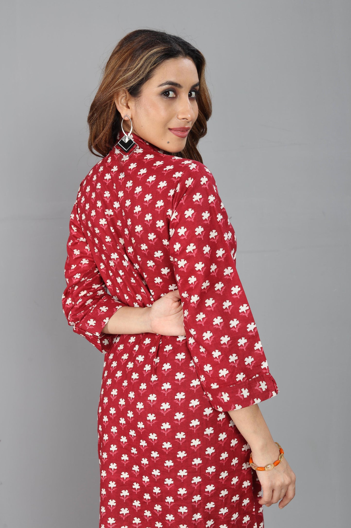 Maroon Kurti