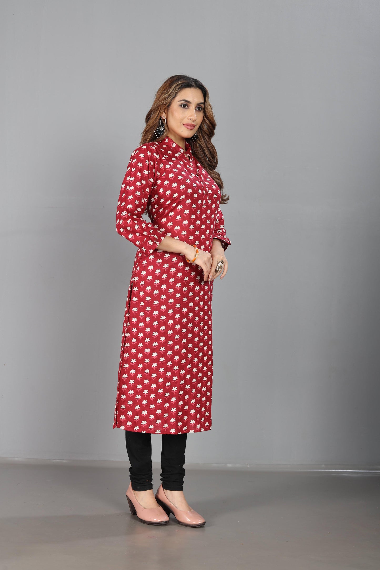 Maroon Kurti