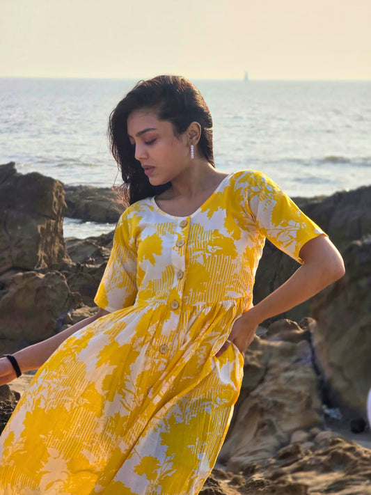 Marigold Mirage Dress