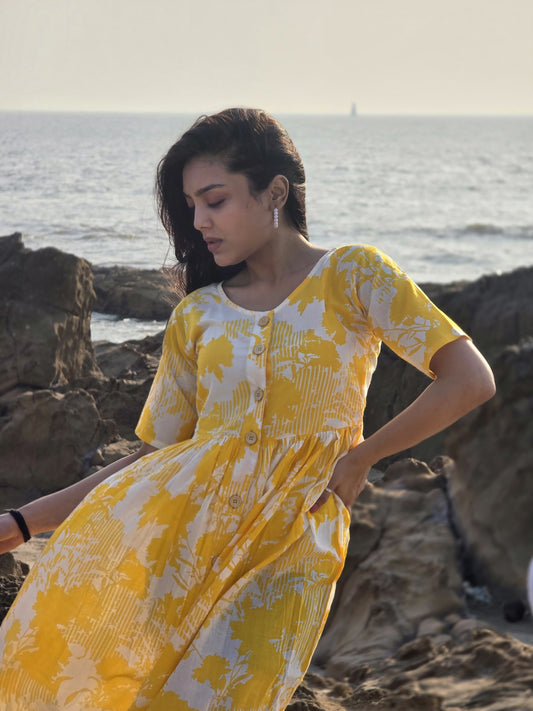 Marigold Mirage Dress