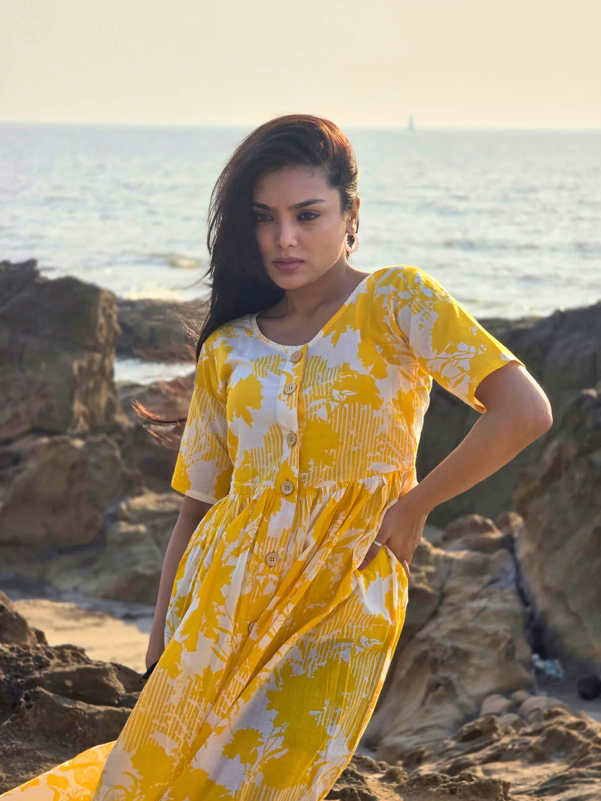 Marigold Mirage Dress